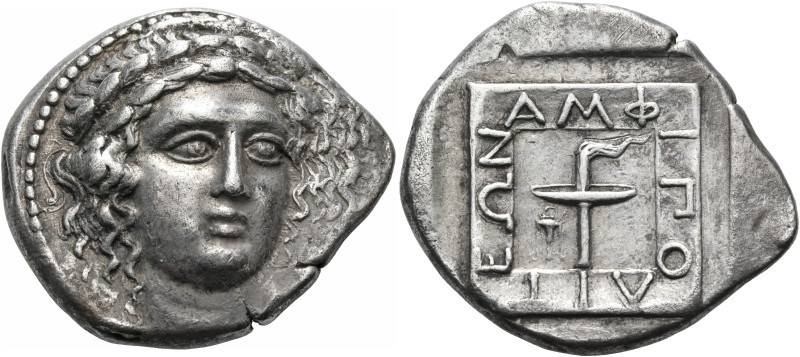 MACEDON. Amphipolis. 362/1 BC. Tetradrachm (Silver, 26 mm, 14.12 g, 6 h), "Type ...