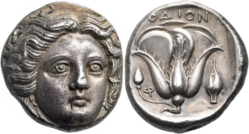 ISLANDS OFF CARIA, Rhodos. Rhodes. Circa 404-385 BC. Tetradrachm (Silver, 23 mm,...