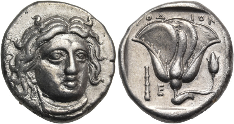 ISLANDS OFF CARIA, Rhodos. Rhodes. Circa 340-316 BC. Didrachm (Silver, 19,5 mm, ...