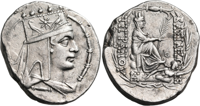 KINGS OF ARMENIA. Tigranes II, 95-56 BC. Tetradrachm (Silver, 28 mm, 15.47 g, 12...