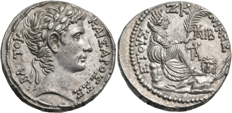 SYRIA, Seleucis and Pieria. Antioch. Augustus, 27 BC - AD 14. Tetradrachm (Silve...