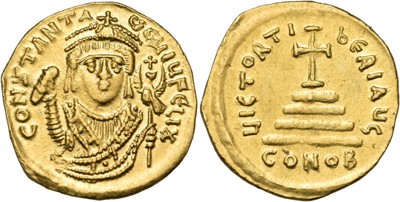 Tiberius II Constantine, 578-582. Solidus (Gold, 21 mm, 4.45 g, 6 h), Constantin...