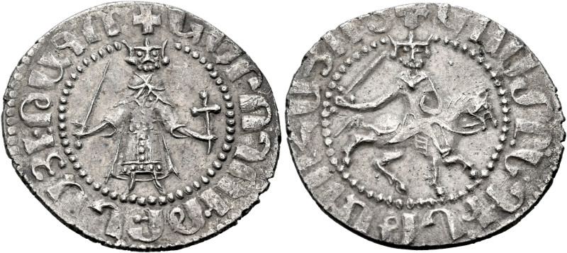 ARMENIA, Cilician Armenia. Royal. Gosdantin I, 1298-1299. Tram (Silver, 22 mm, 2...