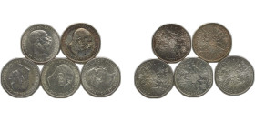 Austria Austro-Hungarian Empire 1912-1913 2 Corona - Franz Joseph I (5 Lots) Silver (.835) Vienna Mint AU KM 2821 Schön 20
