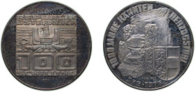 Austria Second Republic 1976 100 Schilling (Kärnten) Silver (.640) (Copper .360) Vienna Mint (168000) 23.93g PF KM 2931
