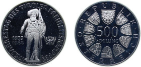 Austria Second Republic 1984 500 Schilling (Tirolean Revolution) Silver (.925) (Copper .075) Vienna Mint (144600) 24g PF KM 2966