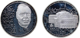 Austria Second Republic 1991 500 Schilling (Karl Böhm) Silver (.925) Vienna Mint (71400) 24g PF KM 3002