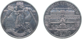 Austria Second Republic 2003 10 Euro (Schloss Hof Castle) Silver (.925) Vienna Mint (130000) 17.3g BU KM 3103