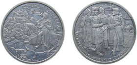 Austria Second Republic 2009 10 Euro (Richard the Lionheart in Dürnstein) Silver (.925) Vienna Mint (130000) 17.3g BU KM 3180
