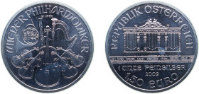 Austria Second Republic 2009 1½ Euro (Vienna Philharmonic) Silver (.999) Vienna Mint (9014839) 31.1g BU KM 3159 Schön 348