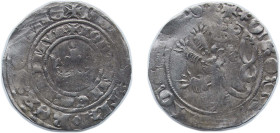 Bohemia Kingdom 1310 - 1346 1 Gross - Johan I von Luxemburg Silver (.875) Kuttenberg Mint 3.6g XF Don 817