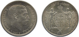 Denmark Kingdom 1930 N; AH/HS 2 Kroner - Christian X (King's Birthday) Silver (.800) Copenhagen Mint (303640) 15g UNC KM 829