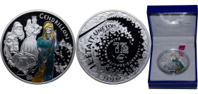 France Fifth Republic 2002 1½ Euro (Cinderella) Certificate Silver (.900) Paris Mint (9987) 22.2g PF KM 1841 Gad EU6 (Ed.2019)