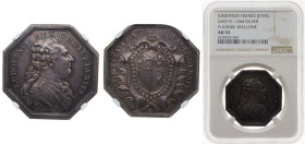 France Kingdom ND Jeton - Flandre Wallone Silver NGC AU 53 GAD-91-1264