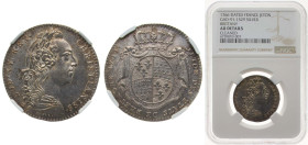 France Kingdom 1766 Jeton - Brittany Silver NGC AU Cleaned GAD-91-1529