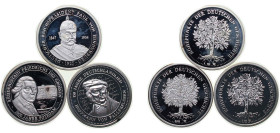 Germany ND Historical Medal (3 Lots) Silver (.999) PF