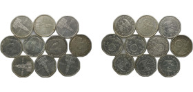 Germany Third Reich 1933-1938 Reichsmark (10 Lots) Silver AU