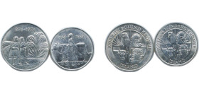 Iceland Republic 1974 Krónur (2 Lots) Silver (.925) Royal Mint BU