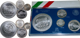 Mexico United Mexican States 1992 1,2,100,10000 Pesos Set (Bullion Coinage - Pre-Columbian Aztec, 1/4,1/2,1, 5oz 4 Lots) Silver (.999) Mexico City Min...