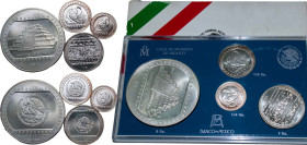 Mexico United Mexican States 1992-1993 1,2,100,10000 Pesos Set (Bullion Coinage - Pre-Columbian Aztec, 1/4,1/2,1, 5oz 4 Lots) Silver (.999) Mexico Cit...