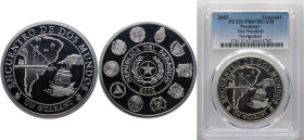 Paraguay Republic 2002 1 Guaraní (The Nautical) Silver (.925) Madrid Mint 27.07g PCGS PR 67 KM 199 Schön 200