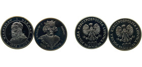 Poland People's Republic 1981 200 Złotych (Bolesław II Śmiały & Ladislaus I Herman) Silver (.750) PF