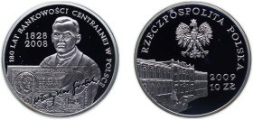Poland Third Republic 2009 MW 10 Złotych (Central Banking) Silver (.925) Warsaw Mint (92000) 14.4g PF Y 676
