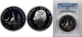 Spain Kingdom 1994 M 2000 Pesetas - Juan Carlos I (Doñana National Park) Silver (.925) Madrid Mint (6555) 27g PCGS PR69 Top Pop KM 940
