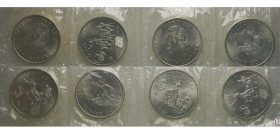 Spain Kingdom 1997 2000 Pesetas - Juan Carlos I (Cervantes, 4 Lots) Silver (.925) Madrid Mint (2587750) BU KM 999
