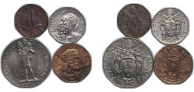 Vatican City City State 1932-1935 1 Lire - Pivs XI (4 Lots) Rome Mint UNC