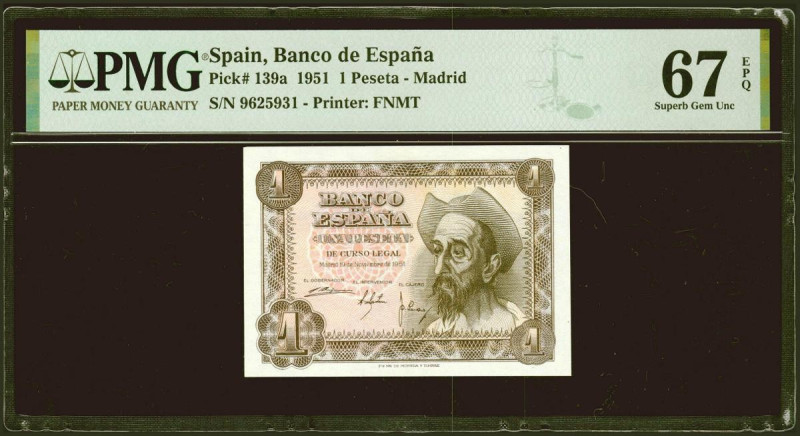 1 Peseta. 19 de Noviembre de 1951. Sin serie. (Edifil 2021: 461, Pick: 139a). Ra...