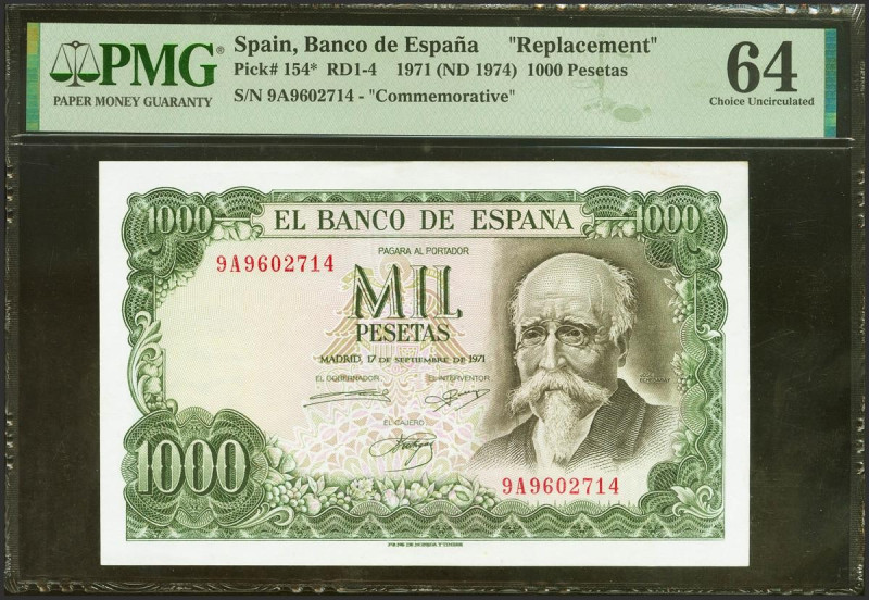 1000 Pesetas. 17 de Septiembre de 1971. Serie especial 9A. (Edifil 2021: 474d, P...