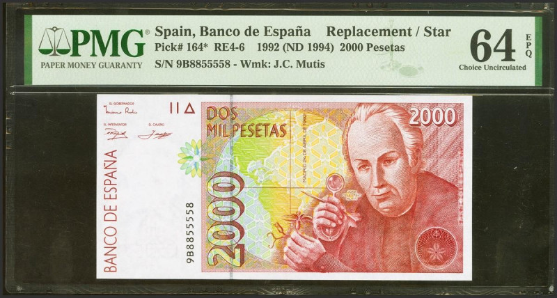 2000 Pesetas. 24 de Abril de 1992. Serie especial 9B. (Edifil 2021: 482Ab, Pick:...