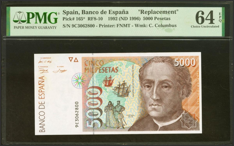 5000 Pesetas. 12 de Octubre de 1992. Serie especial 9C. (Edifil 2021: 484b, Pick...