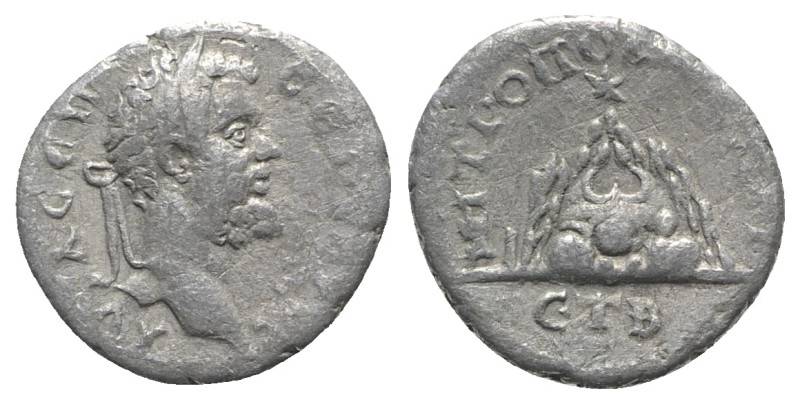 Septimius Severus (193-211). Cappadocia, Caesarea-Eusebia. AR Drachm (17mm, 2.81...