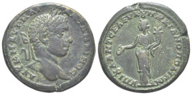 Elagabalus (218-222). Moesia Inferior, Marcianopolis. Æ (26mm, 10.16g, 6h). Julius Antonius Seleucus, legatus consularis. Laureate head r. R/ Homonoia...