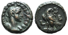 Claudius II (268-270). Egypt, Alexandria. BI Tetradrachm (20mm, 10.23g, 12h), year 2 (269/70). Laureate, draped and cuirassed bust r. R/ Eagle standin...