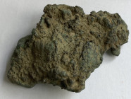 Anonymous, 8th-3rd centuries BC. Æ Aes Rude (66mm, 121.11g). Irregular cast lump. ICC 1. Green patina