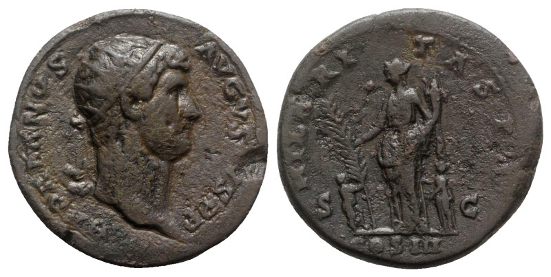 Hadrian (117-138). Æ Dupondius (27mm, 14.32g, 6h). Rome, 134-8. Radiate head r. ...