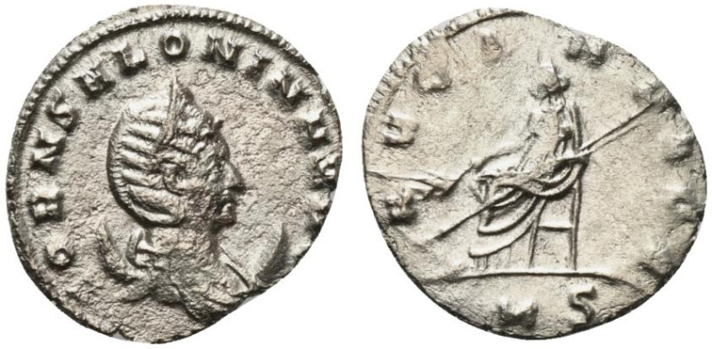 Salonina (Augusta, 254-268). AR Antoninianus (20mm, 2.49g, 6h). Mediolanum. Diad...