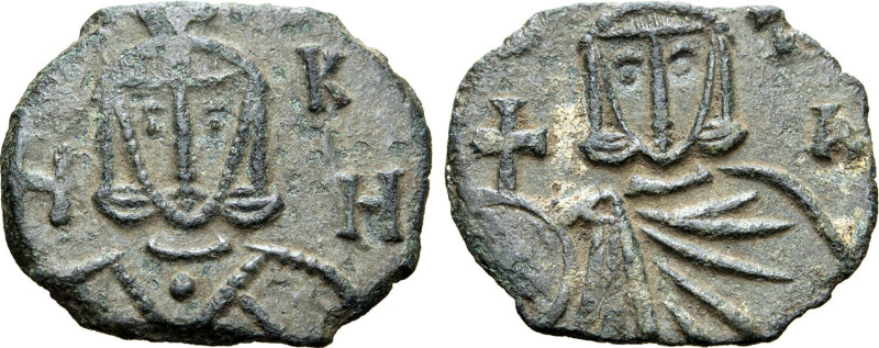 Nicephorus I and Stauracius (802-811). Æ 40 Nummi (18mm, 1.94g, 6h). Syracuse, 8...