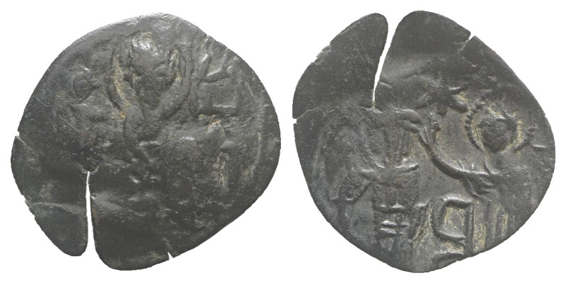 Andronicus II Palaeologus (1282-1328). Æ Trachy (17.5mm, 0.68g, 6h). Thessalonic...