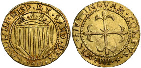 Cagliari. Carlo III (poi VI) d’Austria imperatore, 1708-1718. I periodo: 1708-1711. 
Scudo 1711, AV 3,18 g. CAROL III HISP ET SARD REX Stemma coronat...