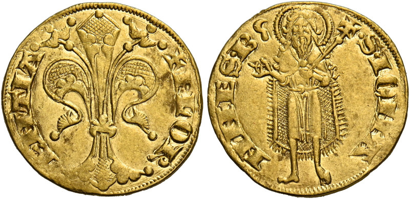 Firenze. Repubblica, sec. XIII-1532. 
Fiorino 1305/I semestre, AV 3,52 g. FLOR ...