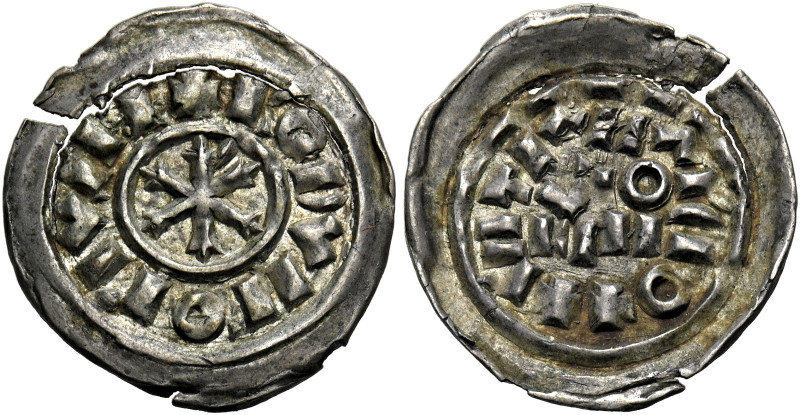 Milano. Rodolfo II di Borgogna re d’Italia, 922-926. 
Denaro scodellato, AR 1,2...