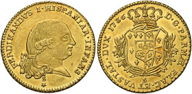 Parma. Ferdinando I di Borbone, 1765-1802. 
Doppia 1786, AV 7,09 g. FERDINANDVS I HISPANIAR INFANS Testa a d.,; sotto, S e, nel giro, stella. Rv. D G...