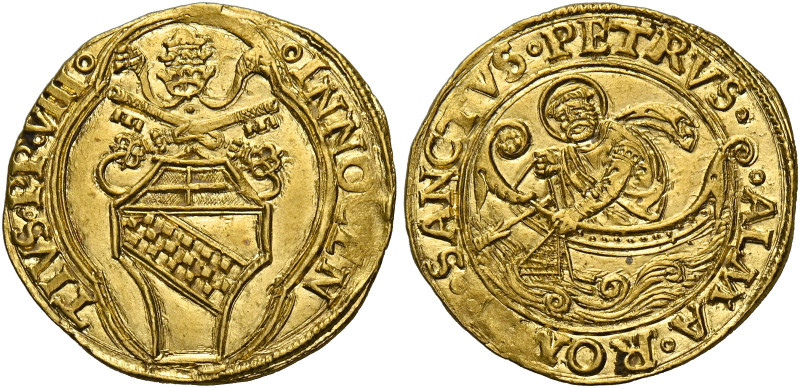 Roma. Innocenzo VIII (Giovan Battista Cybo), 1484-1492. 
Fiorino di camera, AV ...