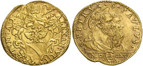 Roma. Alessandro VIII (Pietro Ottoboni), 1689-1691. 
Scudo anno I/1690, AV 3,41 g. ALEXAN VIII – PONT M A I Stemma sormontato da triregno e chiavi de...