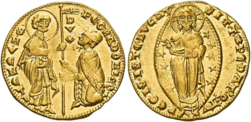 Venezia. Pietro Gradenigo, 1289-1311. 
Ducato, AV 3,55 g. PE GRADONICO – S M VE...