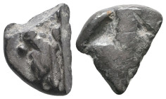 Judaea. Cut AR Hacksilver. Circa 13th-5th century BCE.
Reference:

Condition: Very Fine

Weight =3.9 gr
Heıght =12.7
